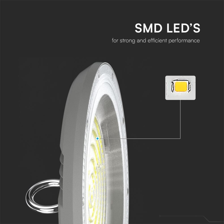 Didelio našumo LED šviestuvas High Bay LED/100W/230V 3000/4000/6500K IP65 ø 23,5 cm