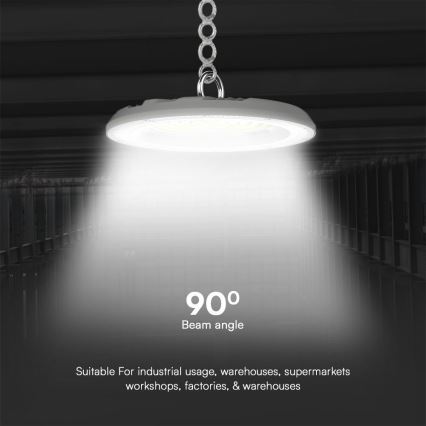 Didelio našumo LED šviestuvas High Bay LED/150W/230V 3000/4000/6500K IP65 ø 27,7 cm