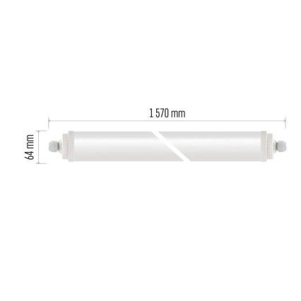 Didelio našumo LED šviestuvas LED/51W/230V IP65 4000K 157 cm