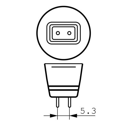 Didelio našumo lemputė Philips ACCENTLINE MR16 GU5,3/20W/12V 3000K
