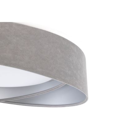 LED pritemdomas lubinis šviestuvas SMART GALAXY MODERN LED/24W/230V 3000-6500K skersmuo 55 cm pilkas/sidabrinis + nuotolinio valdymo pultas