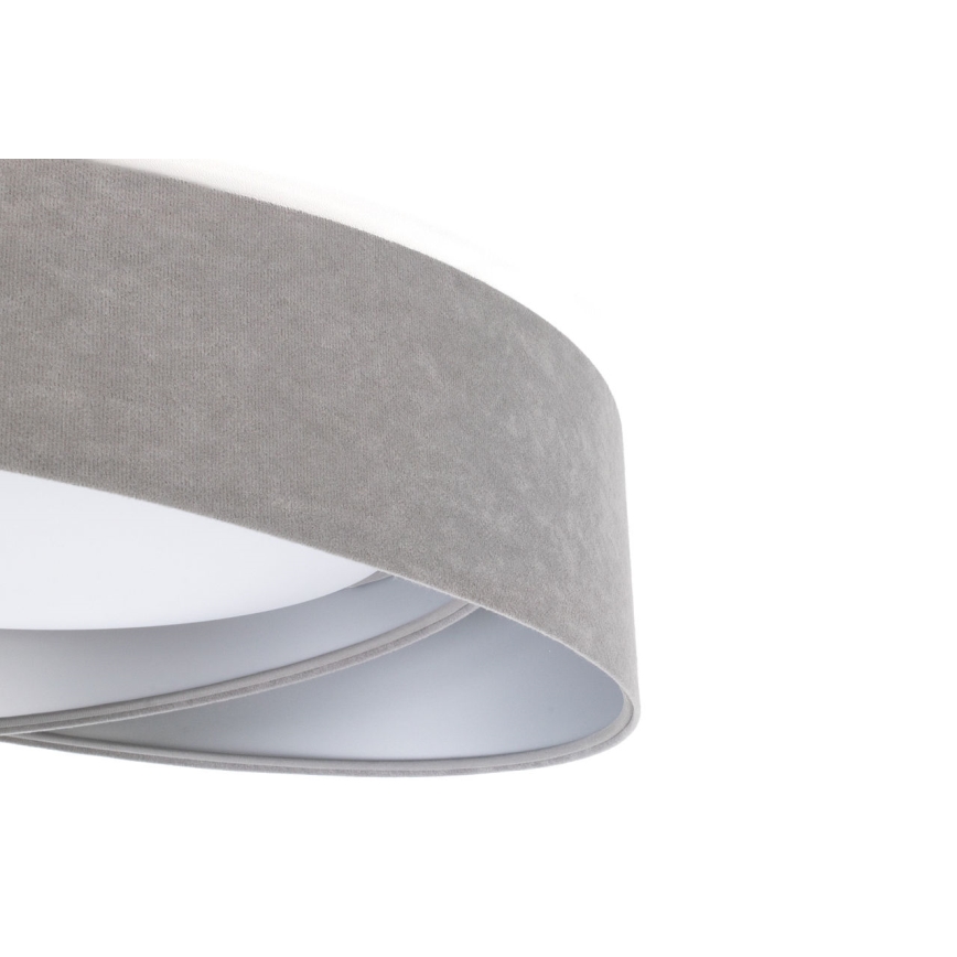 LED pritemdomas lubinis šviestuvas SMART GALAXY MODERN LED/24W/230V 3000-6500K skersmuo 55 cm pilkas/sidabrinis + nuotolinio valdymo pultas