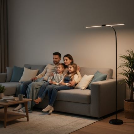 Dimeriuojama LED grindinė lempa TEILO LED/14W/230V 3000/4000/6000K juoda