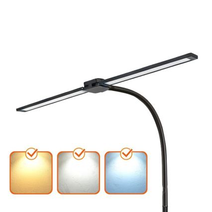 Dimeriuojama LED grindinė lempa TEILO LED/14W/230V 3000/4000/6000K juoda