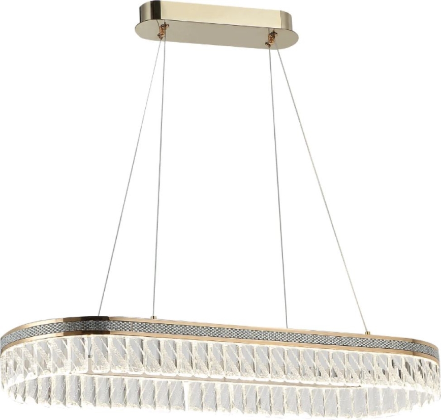 Dimeriuojama LED krištolinė liustra ant laido THALIA LED/50W/230V 3000-6000K + nuotolinio valdymo pultas