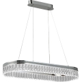 Dimeriuojama LED krištolinė liustra ant laido THALIA LED/50W/230V 3000-6000K + nuotolinis valdymas