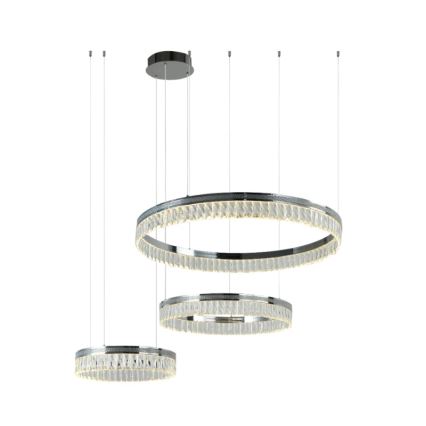LED reguliuojamo ryškumo krištolinis šviestuvas ant troselio THALIA LED/120W/230V 3000-6000K + nuotolinis valdymas