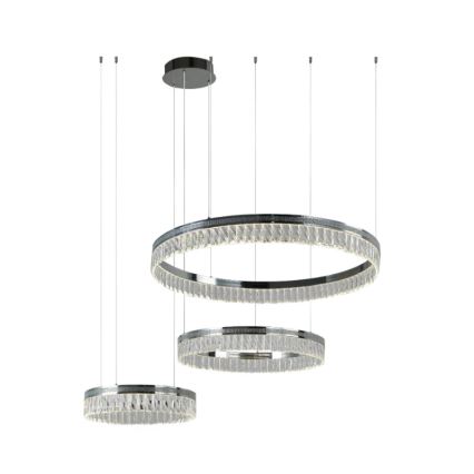LED reguliuojamo ryškumo krištolinis šviestuvas ant troselio THALIA LED/120W/230V 3000-6000K + nuotolinis valdymas