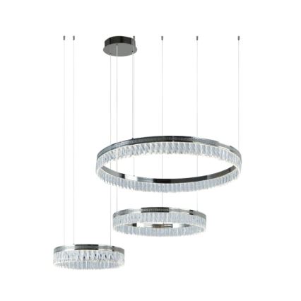 LED reguliuojamo ryškumo krištolinis šviestuvas ant troselio THALIA LED/120W/230V 3000-6000K + nuotolinis valdymas