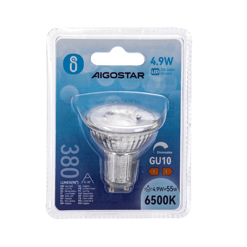 Dimeriuojama LED lemputė GU10/4,9W/230V 6500K - Aigostar