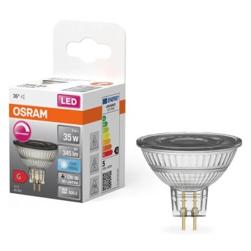 Dimeriuojama LED lemputė MR16 GU5,3/5W/12V 4000K 36° CRI 90 - Osram