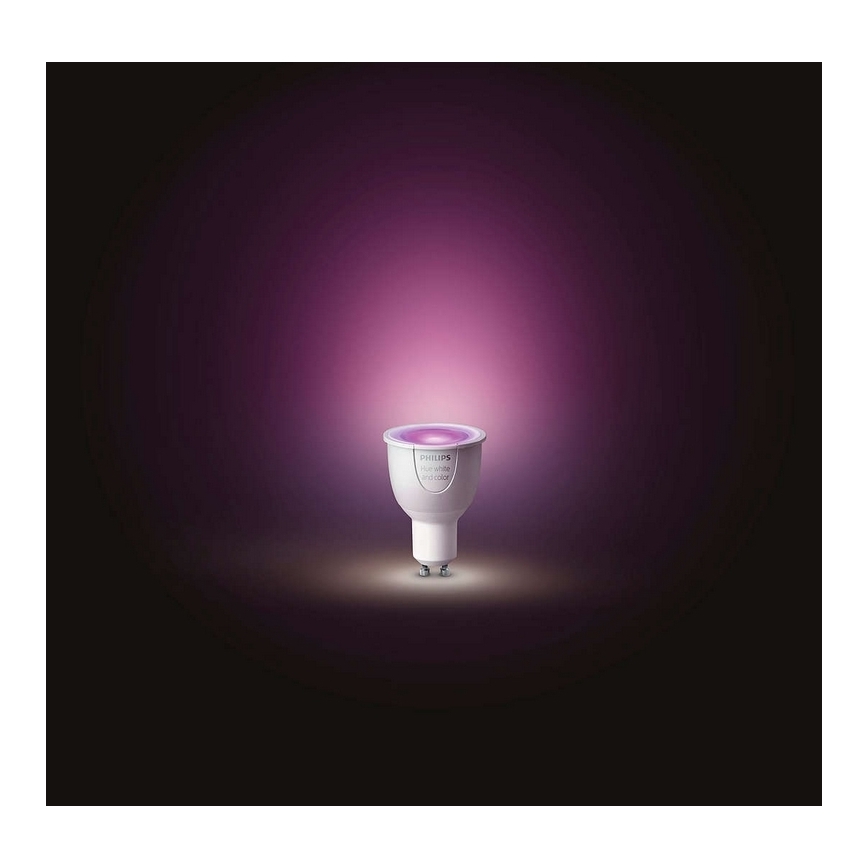 Reguliuojama LED lemputė Philips Hue White And Color Ambiance GU10/4,3W/230V 2000-6500K
