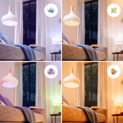 LED RGB dimeriuojama lemputė Philips SMART P45 E14/4,9W/230V 2200-6500K CRI 90
