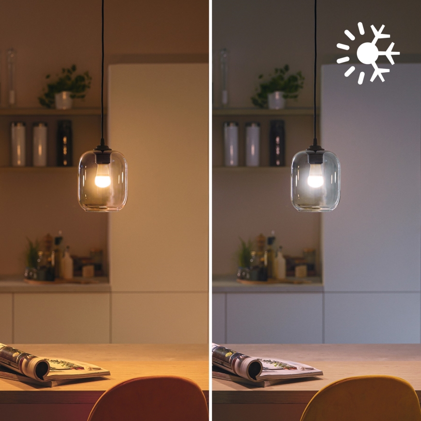 LED RGB dimeriuojama lemputė Philips SMART P45 E14/4,9W/230V 2200-6500K CRI 90