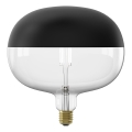 Dimeriuojama LED lemputė su gaubtu FILAMENT E27/6W/230V 1800K juoda CRI 90