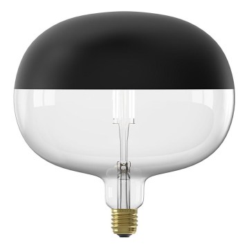 Dimeriuojama LED lemputė su gaubtu FILAMENT E27/6W/230V 1800K juoda CRI 90