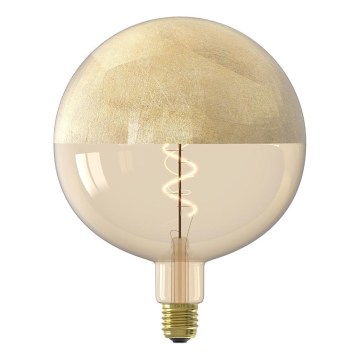 Dimeriuojama LED lemputė su gaubtu FILAMENT G200, E27, 4W, 230V, 1800K, auksinė, CRI 90