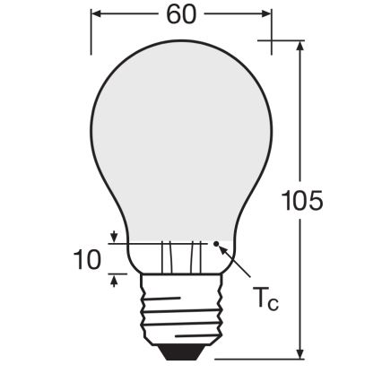 Dimeriuojama LED lemputė SUPERSTAR CLASSIC A60 E27/4,8W/230V 4000K - Osram