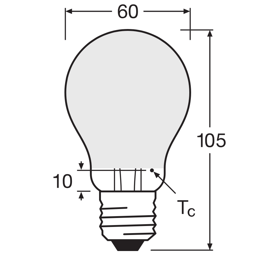 Dimeriuojama LED lemputė SUPERSTAR CLASSIC A60 E27/4,8W/230V 4000K - Osram