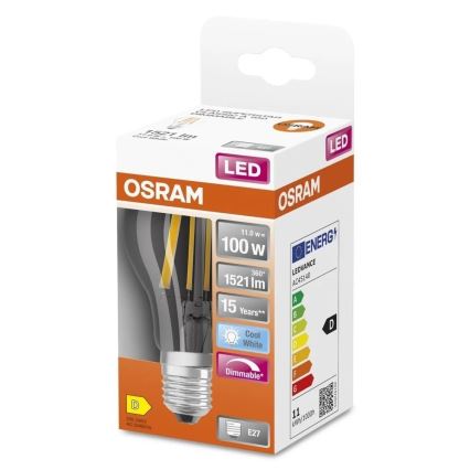 Dimeriuojama LED lemputė SUPERSTAR VINTAGE E27/11W/230V 4000K - Osram