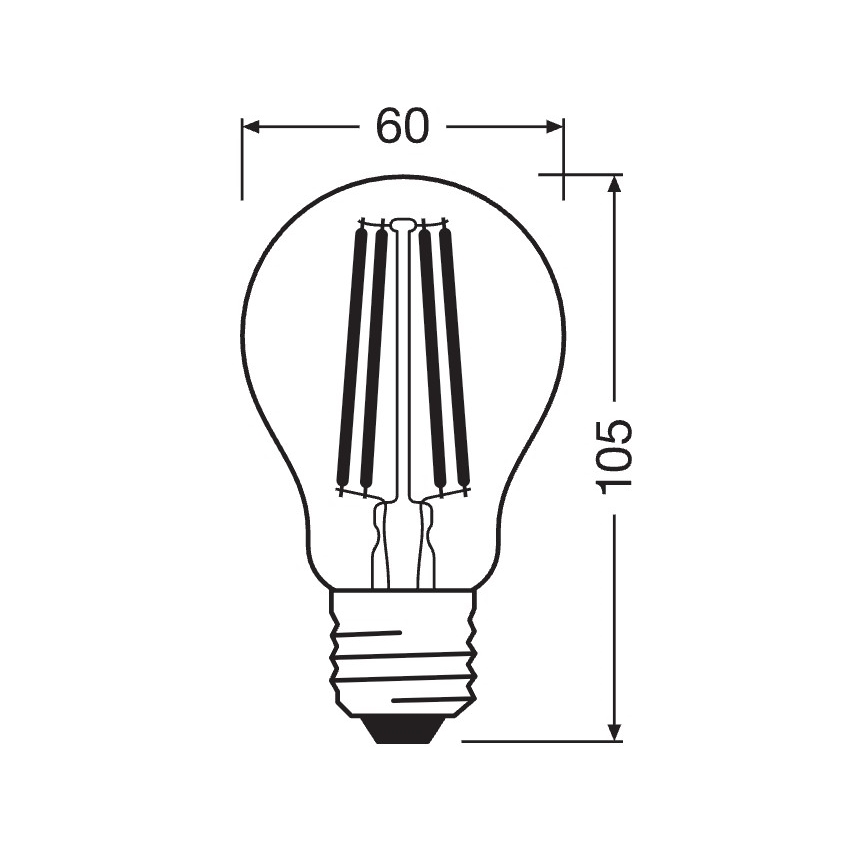 Dimeriuojama LED lemputė SUPERSTAR VINTAGE E27/11W/230V 4000K - Osram