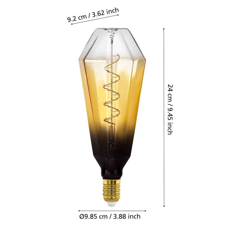 Dimeriuojama LED lemputė VINTAGE E27/4W/230V 1700K smėlinė - Eglo 110236