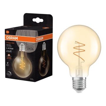 Dimeriuojama LED lemputė VINTAGE FILAMENT E27/4,9W/230V 2200K CRI 90 - Osram