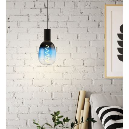 Dimeriuojama LED lemputė VINTAGE T120 E27/4W/230V 2000K mėlyna - Eglo 110224