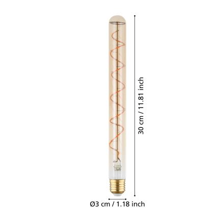 Dimeriuojama LED lemputė VINTAGE T30 E27/4W/230V 1600K - Eglo 110297