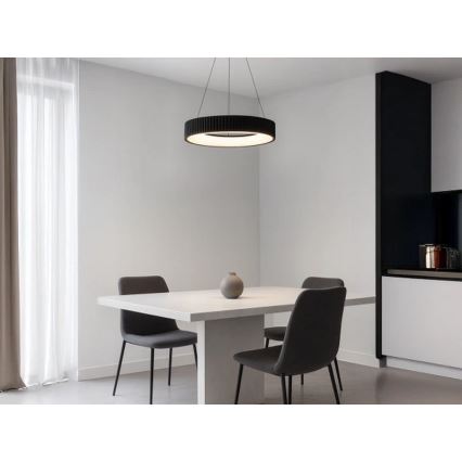 LED reguliuojama pakabinama liustra ant laido LED/75W/230V 3000-6500K skersmuo 49 cm + nuotolinis valdymas