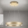 dimeriuojama LED liustra ant troselio KOLK LED/40W/230V 2700/3000/4000K Ø 40 cm auksinė