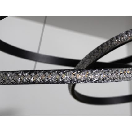 Reguliuojama liustra ant laido LED/90W/230V 3000-6500K skersmuo 47 cm + nuotolinis valdymas