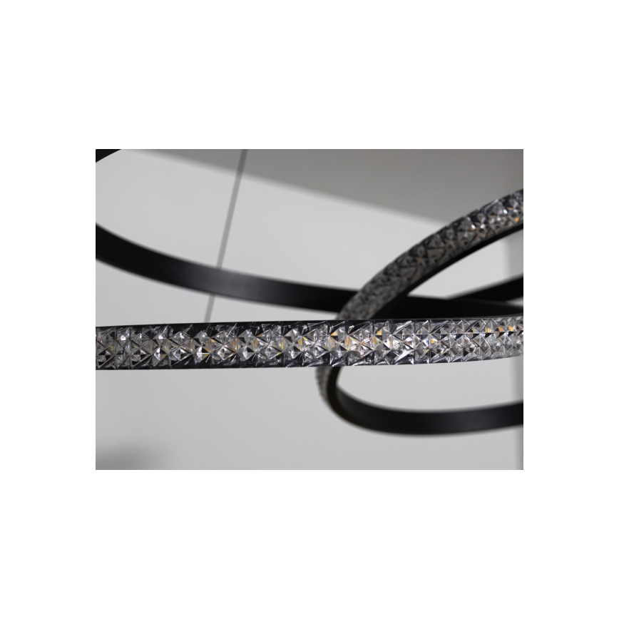 Reguliuojama liustra ant laido LED/90W/230V 3000-6500K skersmuo 47 cm + nuotolinis valdymas