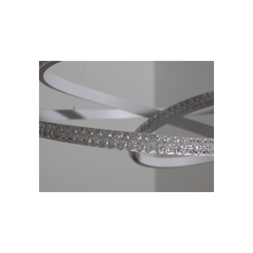 Reguliuojamas LED pakabinamas šviestuvas ant laido LED/90W/230V 3000-6500K skersmuo 47 cm + nuotolinis pultelis