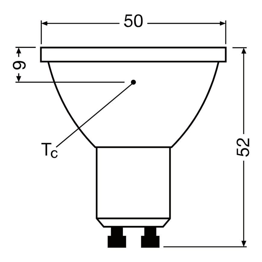 LED dimeriuojama reflektorinė lemputė PAR16 GU10/7W/230V 2700K 120° CRI 90 - Ledvance