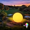 Dimeriuojama LED RGBW lauko lempa GLOBO, 1xE27/12W/230V, 2700–6500K, Ø 60 cm, IP44, Wi-Fi