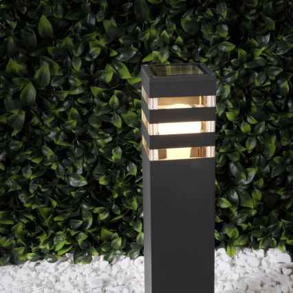 LED RGBW reguliuojama lauko lempa TEKSAS 1xE27/9W/230V 2700-6500K Wi-Fi 44 cm IP44 antracitas
