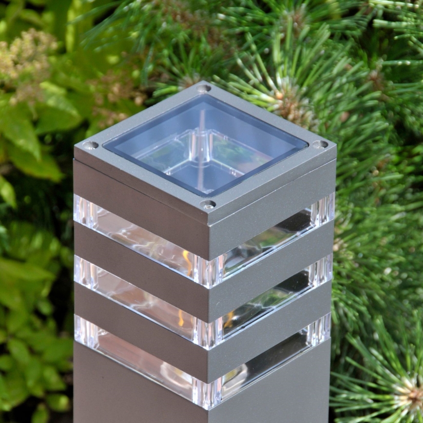 LED RGBW reguliuojama lauko lempa TEKSAS 1xE27/9W/230V 2700-6500K Wi-Fi 44 cm IP44 antracitas