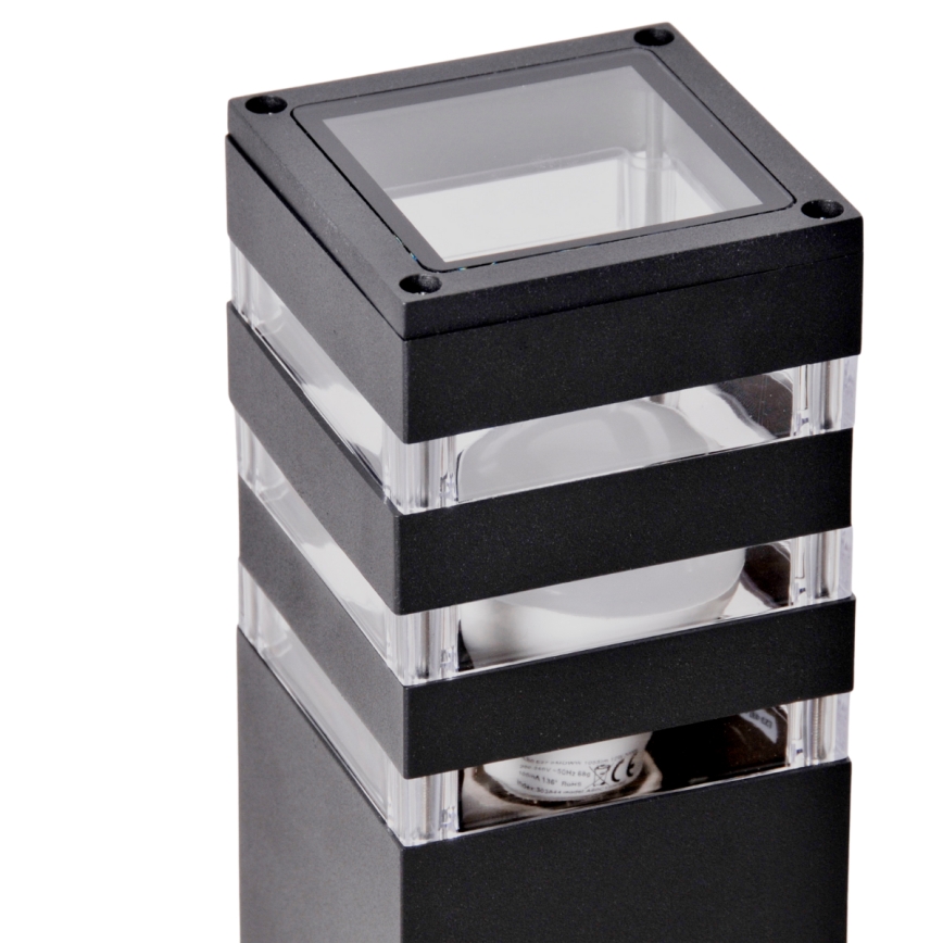 LED RGBW reguliuojama lauko lempa TEKSAS 1xE27/9W/230V 2700-6500K Wi-Fi 44 cm IP44 antracitas