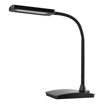 Dimeriuojama LED stalinė lempa EDDY LED/6W/230V 3000/4500/6800K juoda