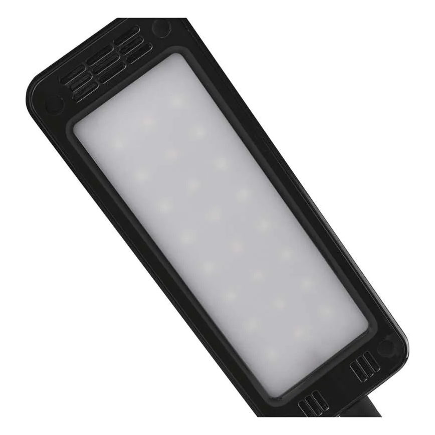 Dimeriuojama LED stalinė lempa EDDY LED/6W/230V 3000/4500/6800K juoda