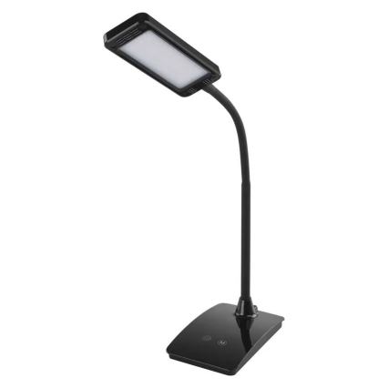 Dimeriuojama LED stalinė lempa EDDY LED/6W/230V 3000/4500/6800K juoda