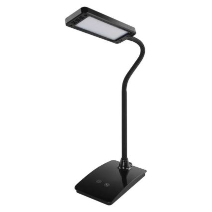 Dimeriuojama LED stalinė lempa EDDY LED/6W/230V 3000/4500/6800K juoda