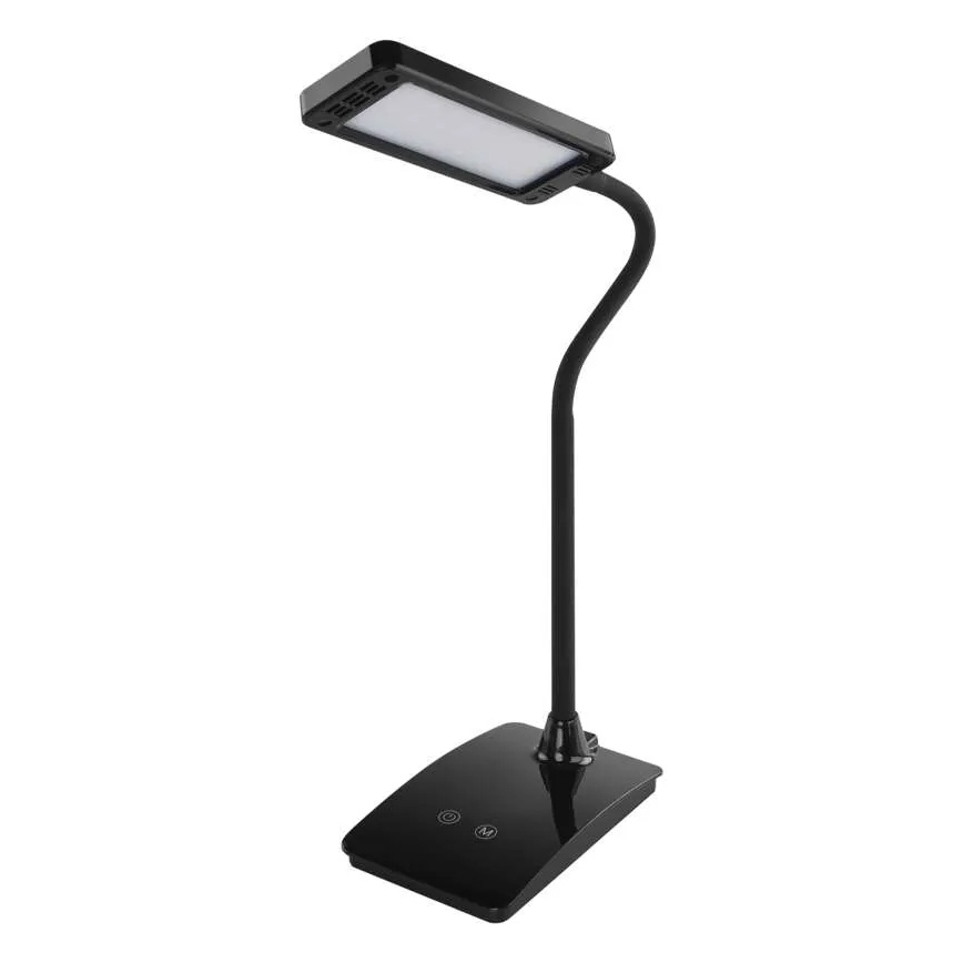 Dimeriuojama LED stalinė lempa EDDY LED/6W/230V 3000/4500/6800K juoda