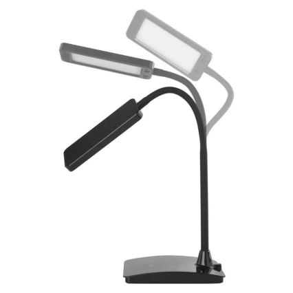 Dimeriuojama LED stalinė lempa EDDY LED/6W/230V 3000/4500/6800K juoda
