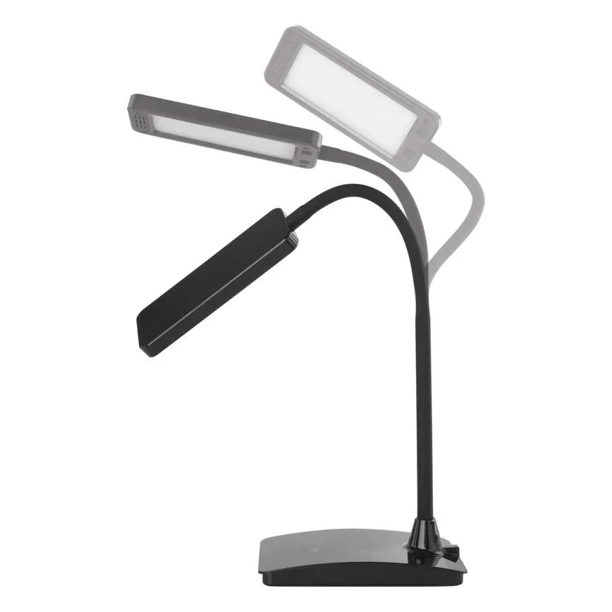 Dimeriuojama LED stalinė lempa EDDY LED/6W/230V 3000/4500/6800K juoda