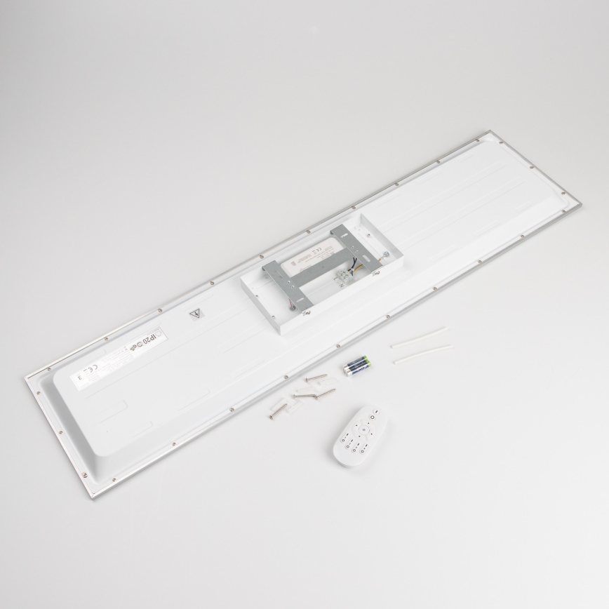 Dimeriuojama paviršinė LED panelė LED/32W/230V 2700-6500K 25x100 cm balta + su nuotolinio valdymo pulteliu