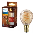 Dimeriuojama vintažinė LED lemputė Philips VINTAGE P45 E14/3W/230V 2200K