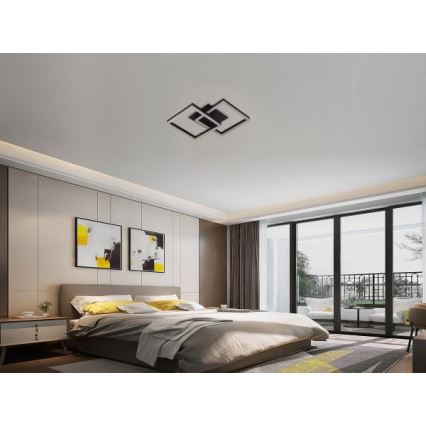 Dimeriuojamas LED lubinis šviestuvas, 80 W, 230 V, 3000–6500 K + nuotolinis valdymas