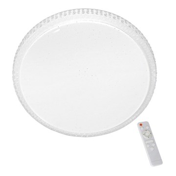 Dimeriuojamas LED lubinis šviestuvas CRUZ su nuotoliniu pulteliu LED/66W/230V 3300lm